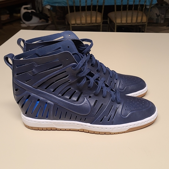 Nike Dunk Sky 2.0 Joli high top wedge casual sneakers size 11 1/2 - Picture 8 of 10